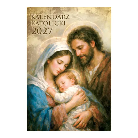 Kalendarz Katolicki 2027 ŚCIENNY 20x29,5 cm Święta Kościelne