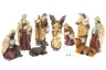 Elegancki Zestaw Figur do Szopki Bożonarodzeniowej - Idealny Prezent 11 el. 10cm
