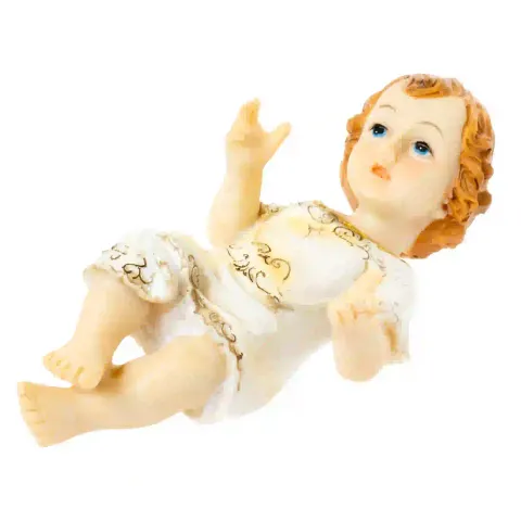Ceramiczna Figurka Jezuska do Szopki 9 cm - Idealna na Prezent