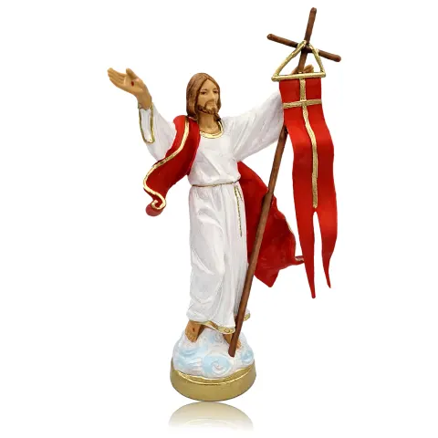Figurka Chrystusa Zmartwychwstałego – ozdoba wielkanocna 22 cm