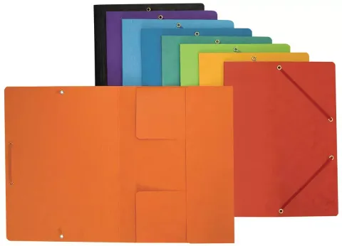 TECZKA PRESZPANOWA Z GUMKĄ BANTEX A4 FIOLETOWY