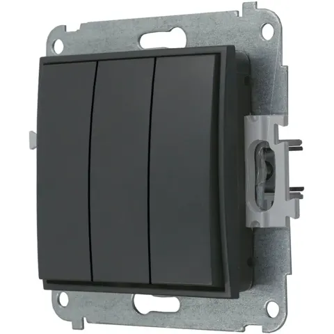 Karlik MINI Łącznik potrójny grafit mat - 28MWP-7