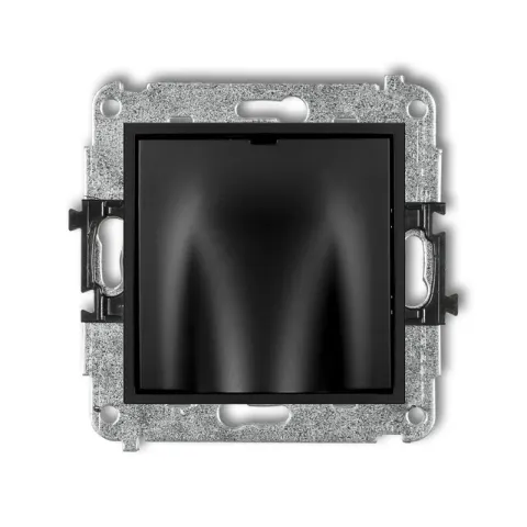 KARLIK MINI wypust kablowy czarny mat 12MWPK