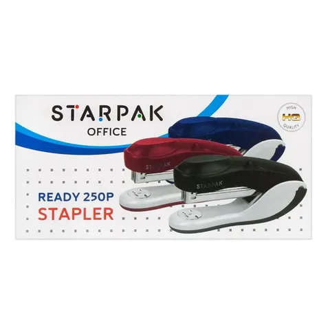 Zszywacz 16k 24/6-26/6 bordowy STARPAK 439800