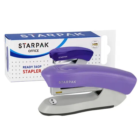 Zszywacz 12k 10 fioletowy STARPAK 521070