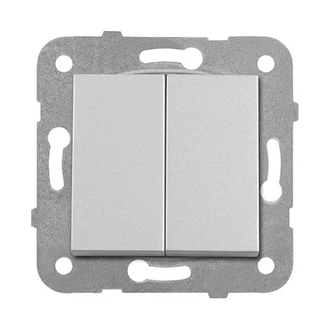 Panasonic Novella Łącznik podwójny srebrny - 92105002M