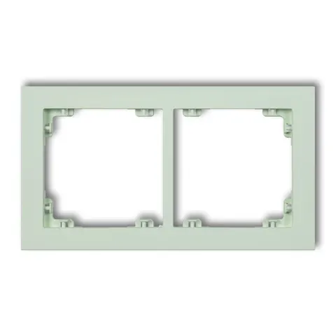 Karlik Deco Ramka podwójna miętowy - 46DR-2