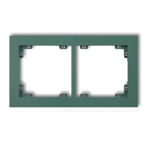 Karlik Deco Ramka podwójna szmaragdowy - 51DR-2