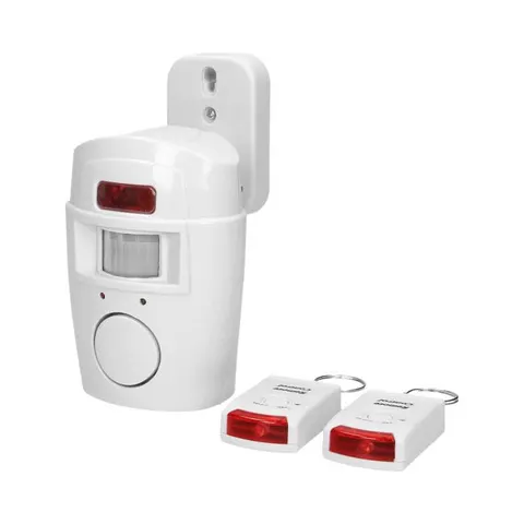 Mini alarm bezprzewodowy z wbudowaną syreną + 2 piloty - Orno AS-1