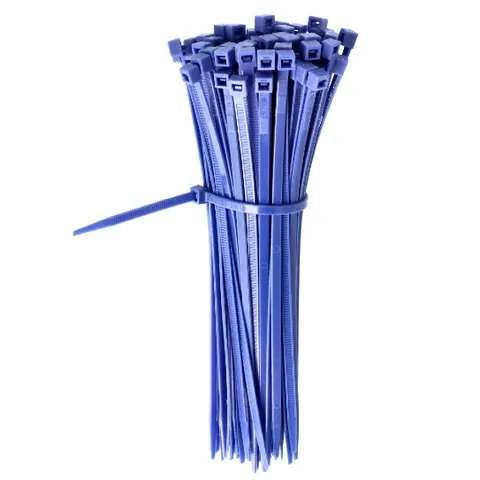 Opaska kablowa 200x4,5 niebieski 100szt. - SCK-190STNB