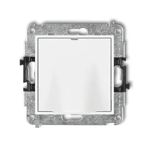 KARLIK MINI wypust kablowy biały mat 25MWPK