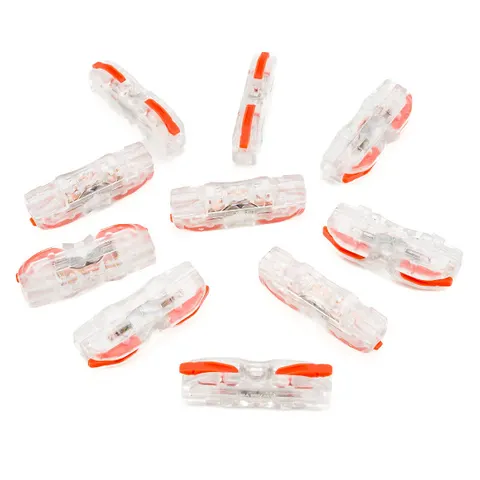 Szybkozłączka przelotowa 2x0,2-4mm2 10szt. - Trytyt PC 201