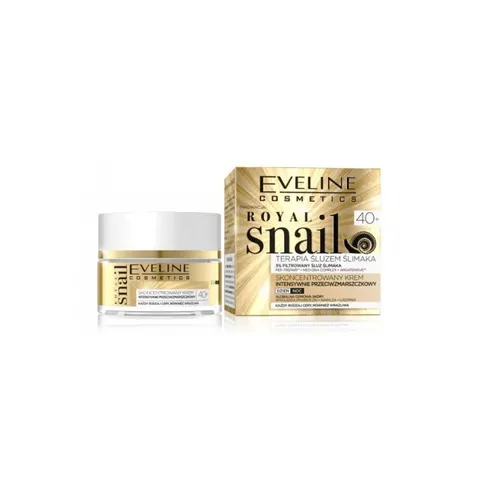 EVELINE ROYAL SNAIL Krem do twarzy 40+, ODMŁADZAJĄCY, 50 ml