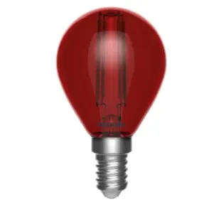 Żarówka LED Filament KULKA E14 4,5W czerwona - Toshiba 00172732