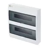 Rozdzielnica ELEGANT natynkowa 2x18 IP40 PE+N biała z szybką dymną