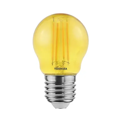 Żarówka dekoracyjna LED KULKA E27 4,5W żółta - Toshiba