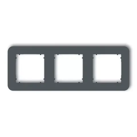 Karlik MINI Ramka potrójna zaokrąglona graft mat – 28MRTZ-3