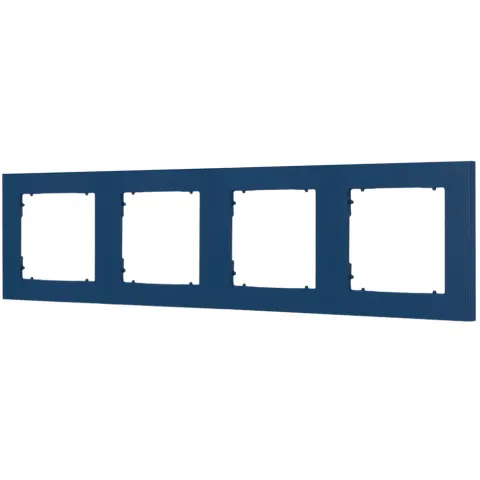 Karlik MINI Ramka poczwórna navy blue – 64MR-4