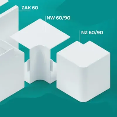 Narożnik zewnętrzny NZ 60/90 biały – 111439