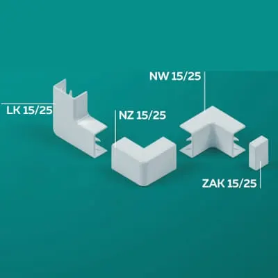 Narożnik wewnętrzny NW 15/25 biały – 111362