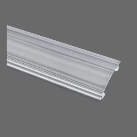 Klosz do profilu LED 1,00m PVC transparentny - LKT01