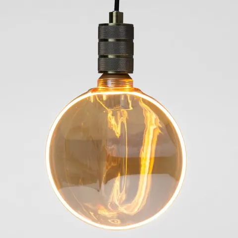 Żarówka LED bursztyn E27 4W fi 188 ciepła biała 1800K - SZ61043