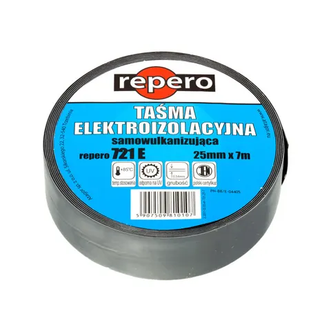 Taśma samowulkanizująca - czarna 19mm x 7m