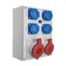 Rozdzielnica R-BOX 240 32A/5P, 16/5, 4x250V - Pawbol B.1100-02