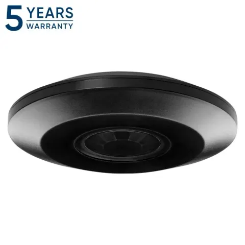 Czujnik ruchu sufitowy 360 stopni 2000W płaski czarny - OR-CR-241/B