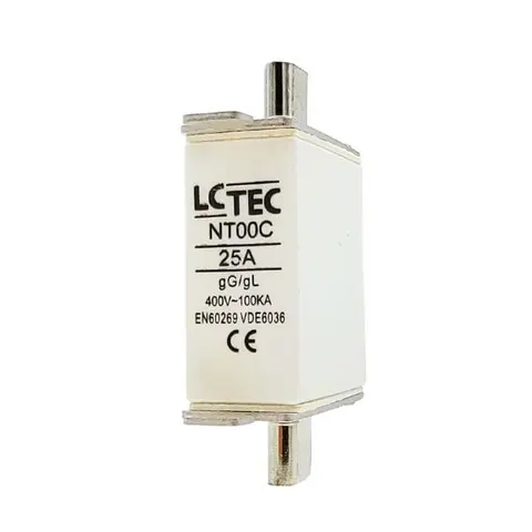 Wkładka topikowa NT00CgL/gG 25A 400V - LCTEC 368045