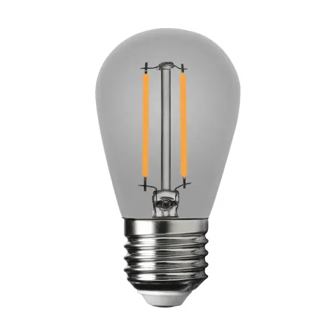 Żarówka filamentowa LED do girland 1W ST45 E27 smoked 2700K