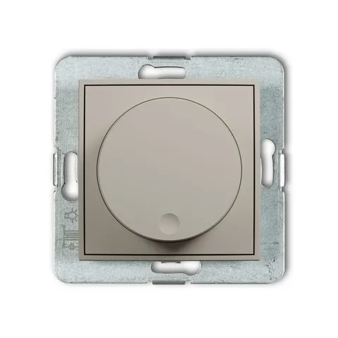Karlik MINI Regulator oświetlenia ściemniacz taupe beżowy - 60MRO-1