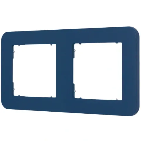 Karlik MINI Ramka podwójna zaokrąglona navy blue – 64MRTZ-2