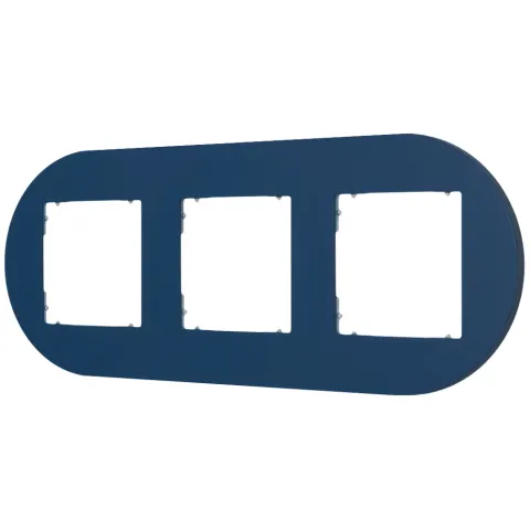 Karlik MINI Ramka potrójna okrągła navy blue – 64MRTO-3