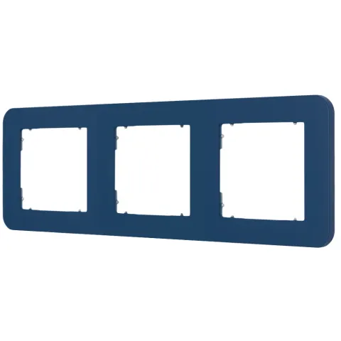 Karlik MINI Ramka potrójna zaokrąglona navy blue – 64MRTZ-3