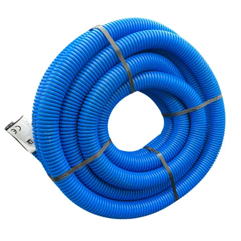 Rura karbowana peszel fi 32 450N QRK FLEX niebieski 50m