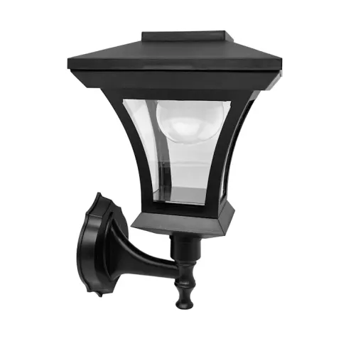 Kinkiet solarny Tirana 4000K IP44 czarny