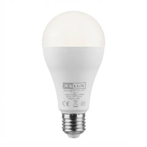 Żarówka LED A65 18W E27 230V ciepła biała