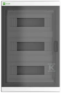 Rozdzielnica ELEGANT natynkowa 3x12 IP40 PE+N biała