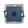 Karlik MINI Gniazdo komputerowe pojedyncze 1xRJ45 navy blue - 64MGKBO-1