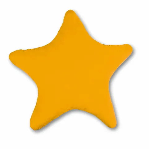 Poduszka dekoracyjna rozgwiazda żółta ozdobna