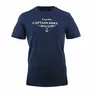 Koszulka bawełniana męska T-shirt granatowa Captain Mike®