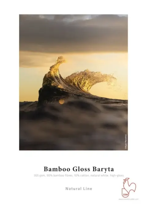 Papier fotograficzny HAHNEMUHLE Bamboo Gloss Baryta 305 g/m2 - 432mm x 12m
