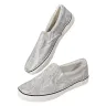 Klasyczne tenisówki, trampki slip-on z brokatem