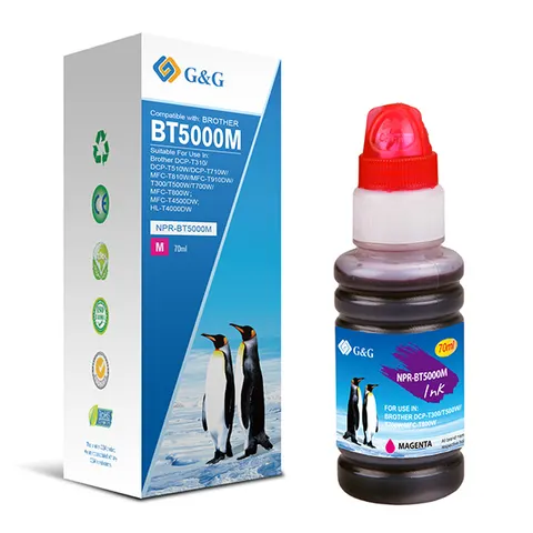 Tusz G&G zamiennik Brother BT-5000M - magenta, 5000 stron