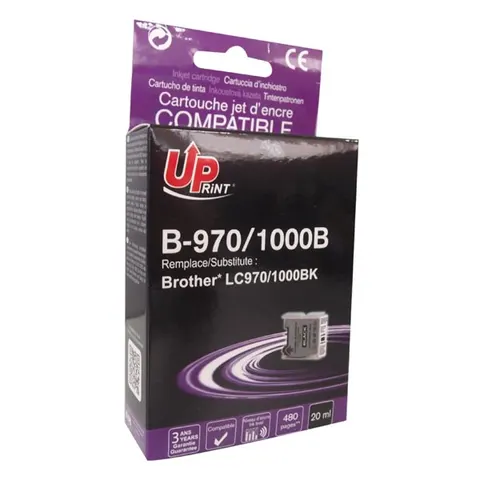 Tusz UPRINT zamiennik Brother LC-1000BK - czarny, 18 ml