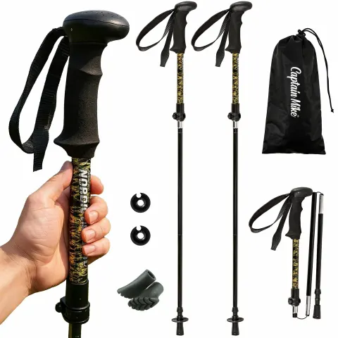 Kijki trekkingowe NORDIC WALKING składane