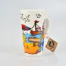 Kubek DZIWNÓWEK ceramiczny DUŻY nadmorski prezent pamiątka plaża 450 ml