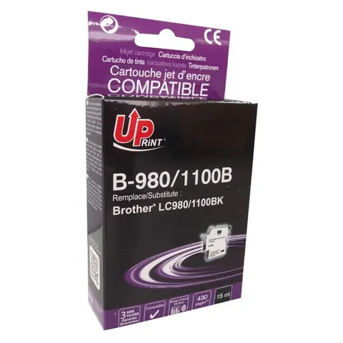 Tusz UPRINT zamiennik Brother LC-980BK - czarny, 15 ml