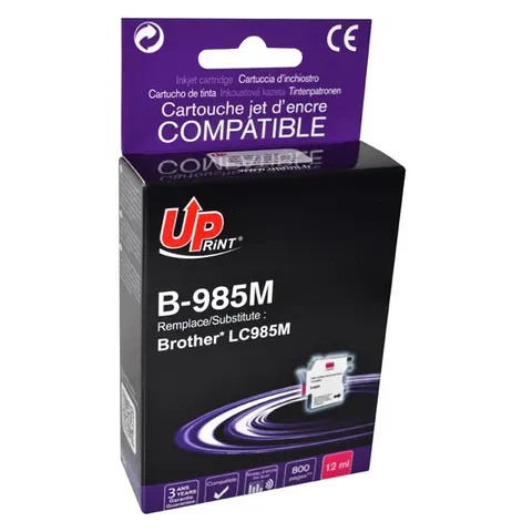 Tusz UPRINT zamiennik Brother LC-985M - magenta, 12 ml